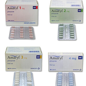 Amaryl 1mg 2mg 3mg 4mg Tablets