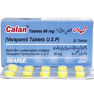 Calan Verapamil 80mg Tablets