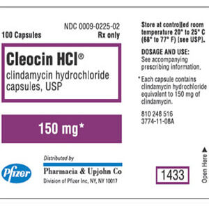 Cleocin 150mg capsules