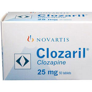 Clozaril 25mg tablets