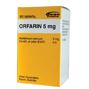 Coumadin Warfarin 5mg Tablets
