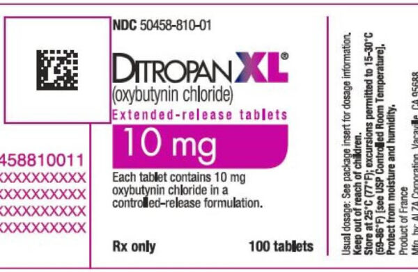 Ditropan XL Oxybutynin 10mg Tablets