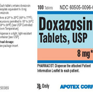 Doxazosin Cardura