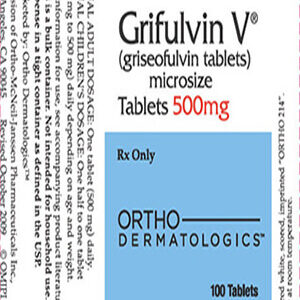 Grifulvin V 500mg tablets