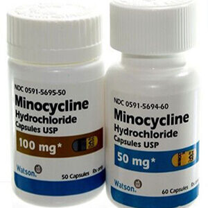 Minocycline 100mg capsules