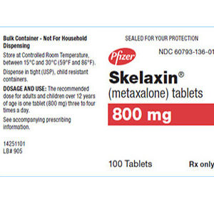 Skelaxin Metaxalone 800mg Tablets