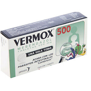 Vermox 500mg Tablets